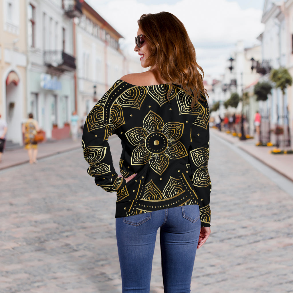 Mandala Vibes Off Shoulder