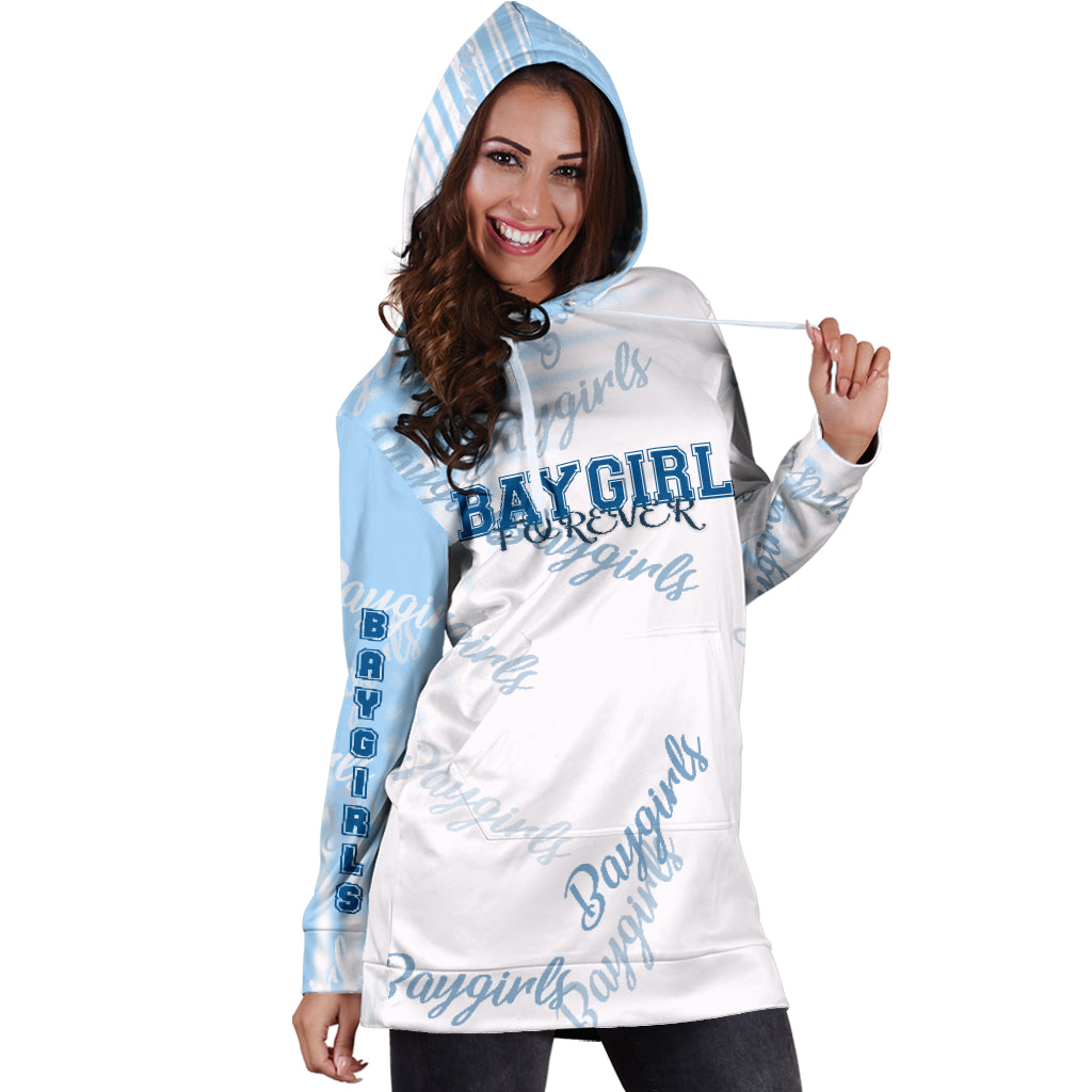 Baygirl Forever Blue Hoodie Dress - Modern Style