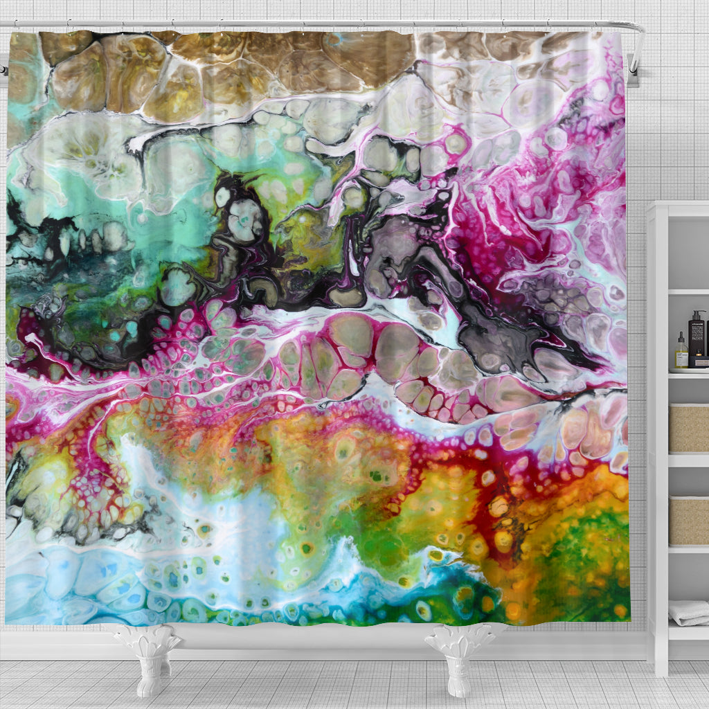 Abstract Shower Curtain - Modern Style