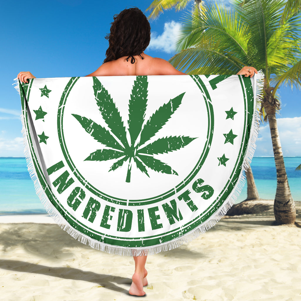 All Natural Ingredients Beach Blanket - Modern Style