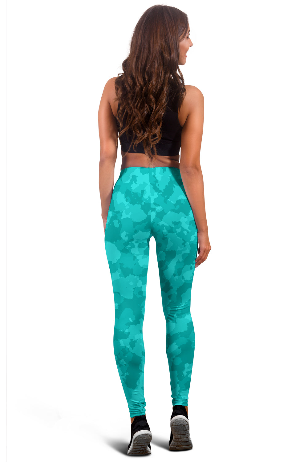 Camo Blue Leggings - Modern Style