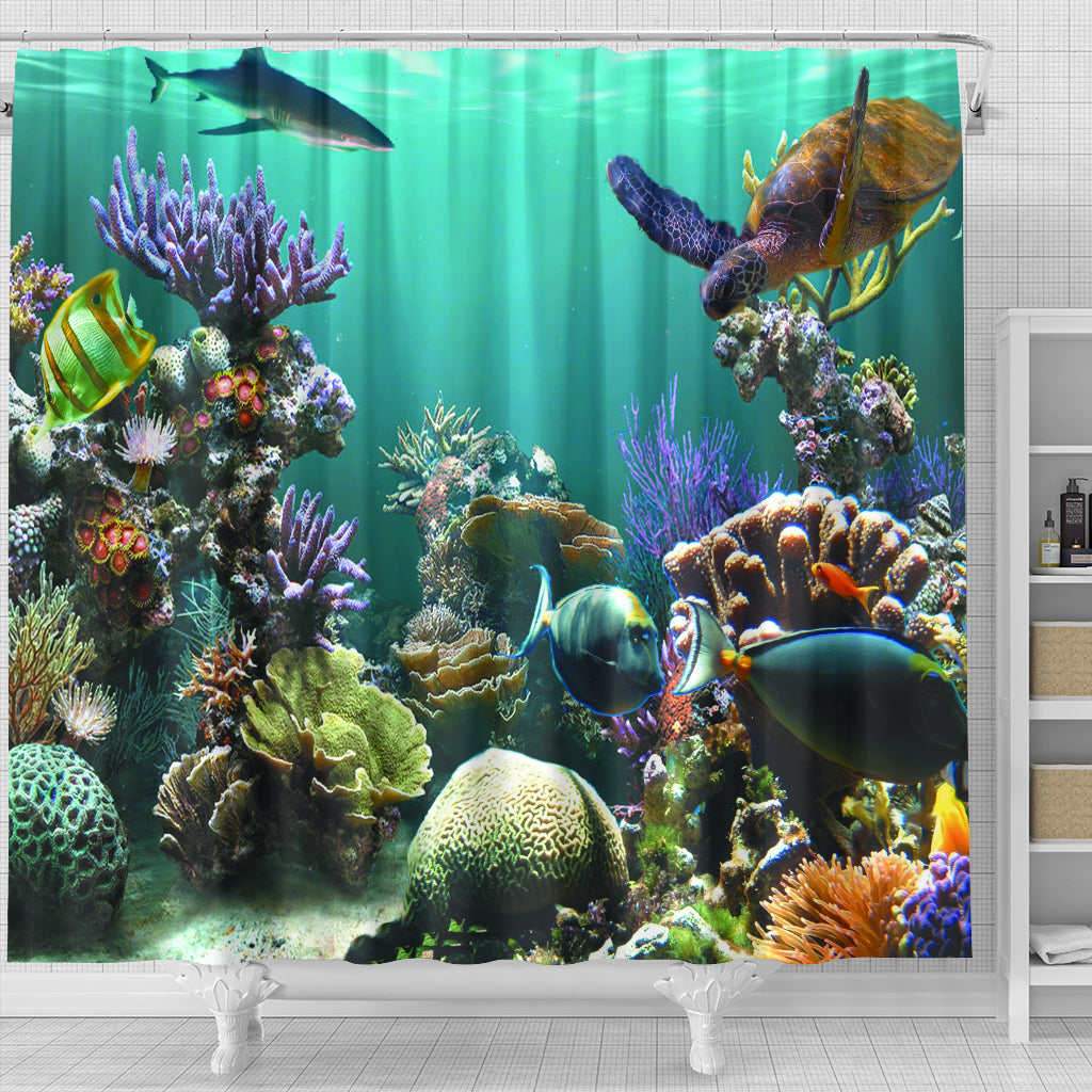 Ocean World Shower Curtain