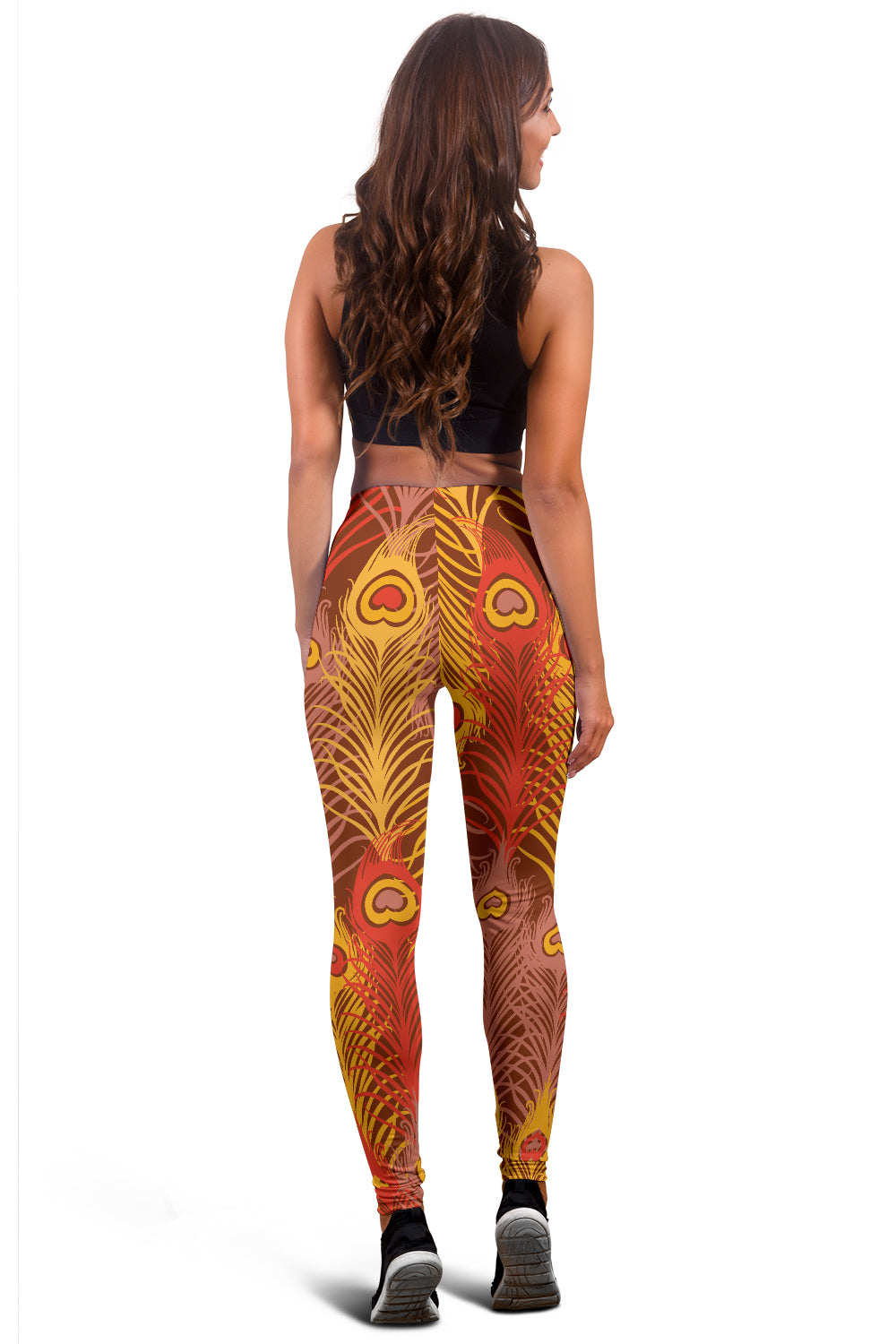 Colorful Peacock Leggings - Modern Style