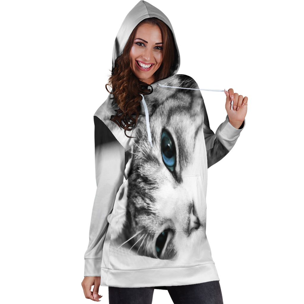 Kitten Hoodie Dress