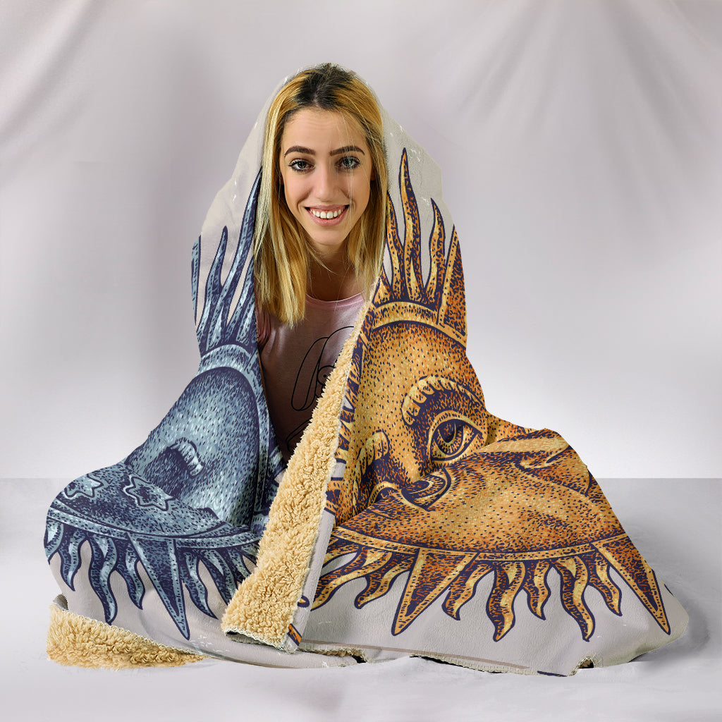 Sun &amp; Moon Hoodie Blanket