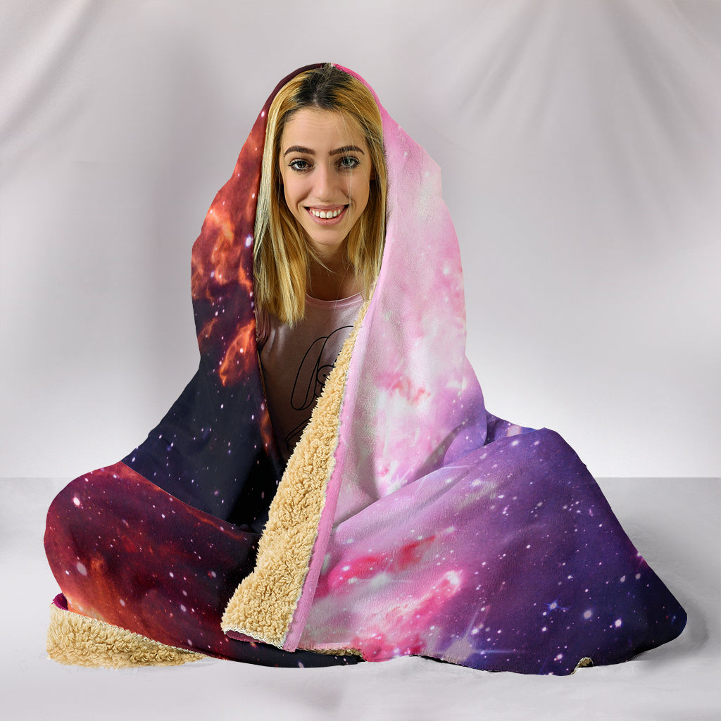 Galaxy Hooded Blanket