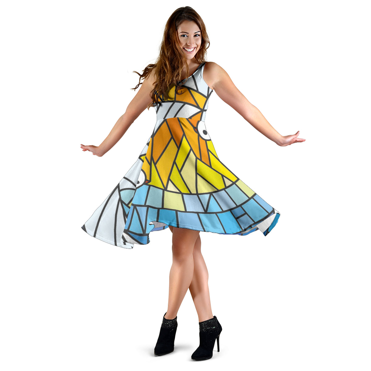 Mosaic Sun and Moon 4 Dress