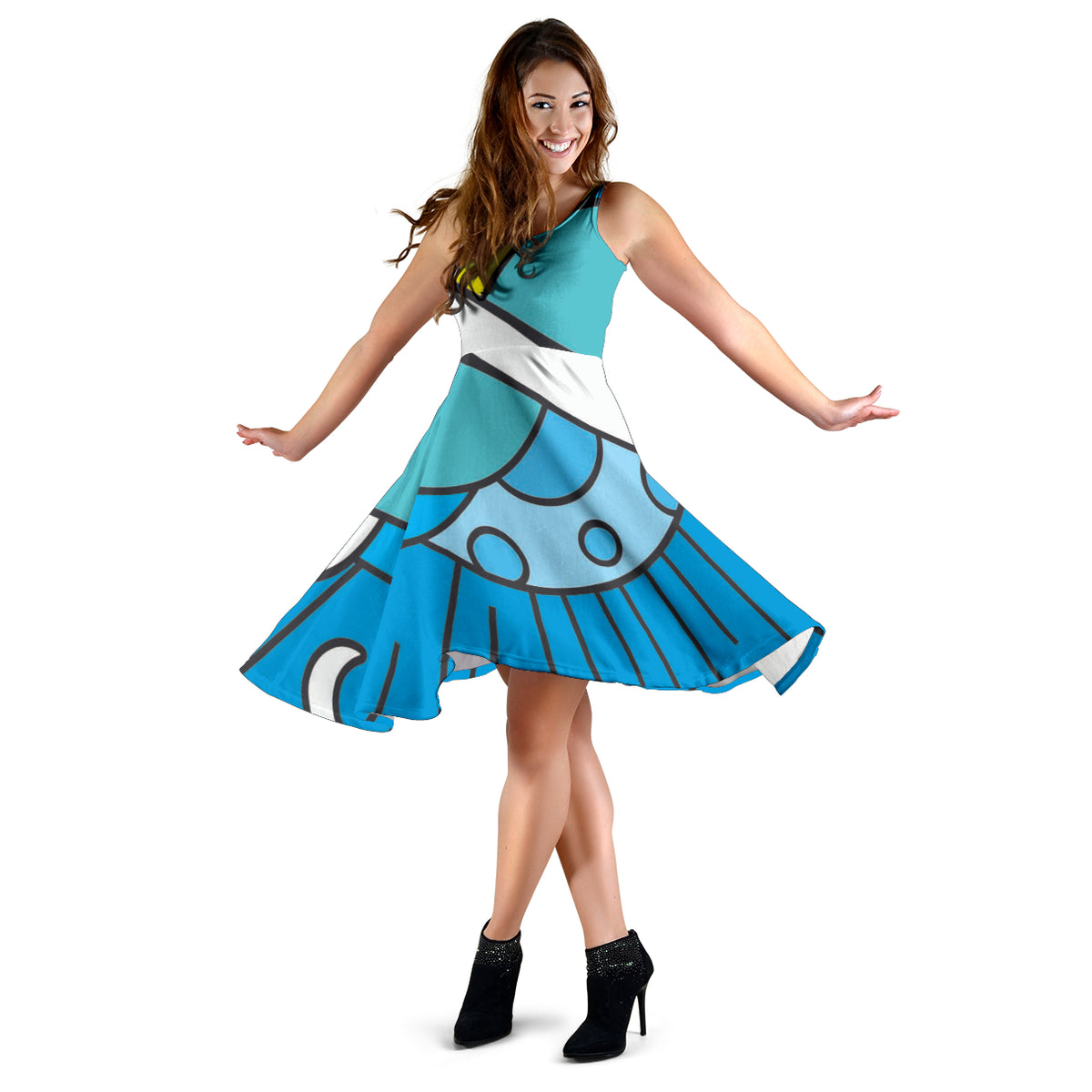 Mosaic Sun and Moon 3 Dress
