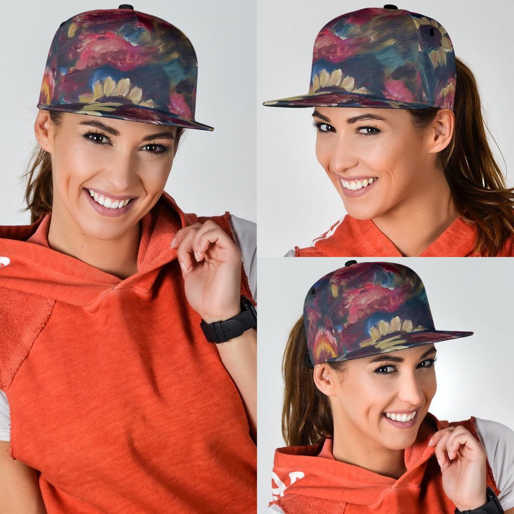 The Sunflower Bouquet Fine Art Snapback Hat from Painting